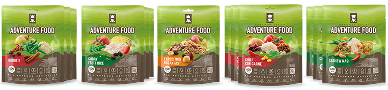 Adventure Food — Freeze-Dried Meals — gear used in the show